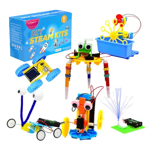 Robot Kit Children's Electronic Science Experimental Project Boys' Toys Simulation Boys' DIY Engineering Robot Construction Kit Urd951 (F, One Size) von Generic