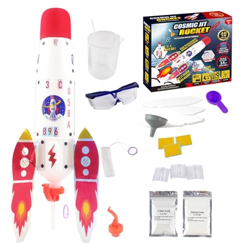 Rocket Spielzeug, Lernspiel, Weltraumrakete | Wissenschaftliches STEM-Set, interaktive Lernaktivitäten für Kindergarten, Motorik, feine Erkundung, und Mädchen Rocket Spielzeug, Lernspiel, Weltraumrakete | Wissenschaftliches STEM-Set, interaktive Lernaktivitäten für Kindergarten, Motorik, feine Erkundung, und Mädchen von Generic