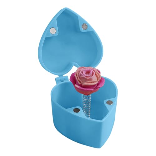 Rosenherz Rosenherz Überraschung Rosenherz für Dich Rose der Rose am Volkstag Geburtstag Erwachsener Valentinstag SzL89 (Blue, One Size) von Generic