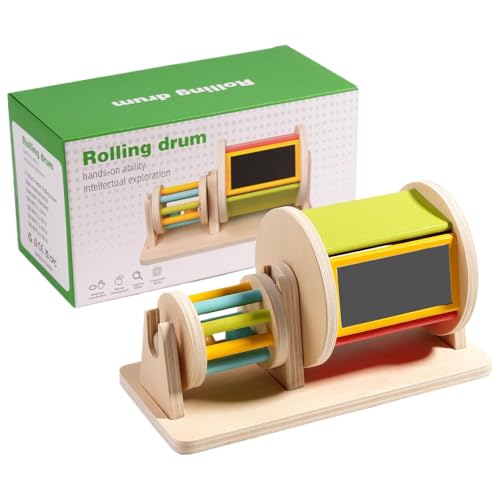 Rotierende Trommel für Kinder, Kinder-Spinntrommel | Sensory Toys Rolltrommel-Spielset,Bunte Spin-Regenbogentrommel, pädagogisches Stoffball-Set für den Kindertag, Ostern von Generic