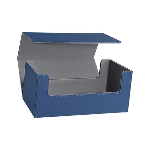 Sammelkartendeck Hülle, Sportkartenboxen, Sammelbehälter, Mehrzweck Kartensammel Aufbewahrungsbox Halter für Partygeschenke, Blau von Generic