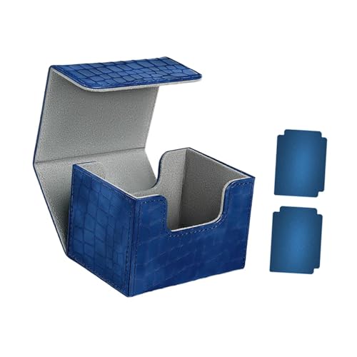 Sammelkartendeckbox, Halter mit Kartenteilern, Spielkartendisplay für Sammelkarten, Blau von Generic