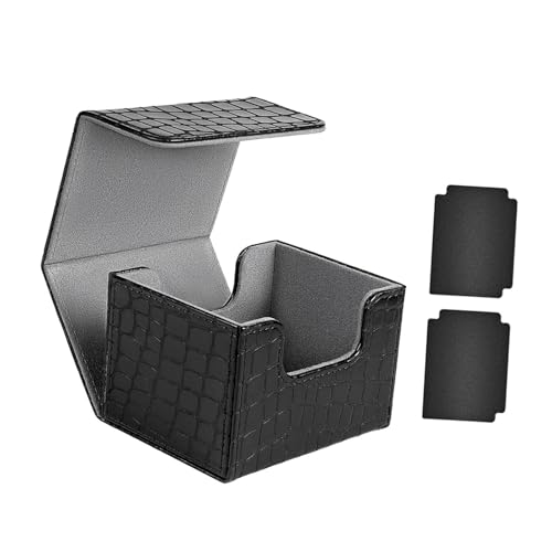 Sammelkartendeckbox, Halter mit Kartenteilern, Spielkartendisplay für Sammelkarten, Schwarz von Generic