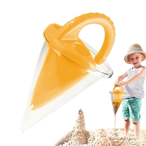 Sandcastle Trichterspielzeug – Sand- und Wassertrichter zum Spielen am Strand, Strandspielzeug-Set für | Sandburg-Bausatz mit Sandtrichter, Sablspiel von Generic