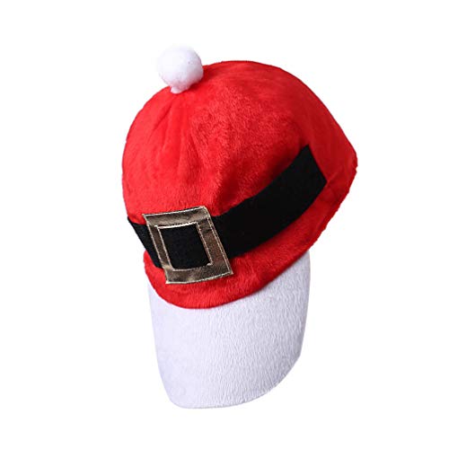 Santa Baseball Cap Frohe Weihnachten Mütze Santa Claus Kostüm Hut Weihnachten Catering Chef Hut für Urlaub Karneval Saisonal Neujahr Party Supplies von Generic