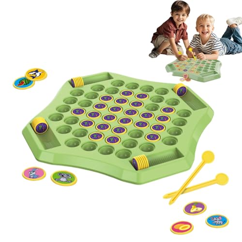 Schachbrettspiel, Schachspiele für Kinder - 58x Tier-passendes Schachbrett,Win Travel-Brettspiel, Cartoon-Schach-Brettspiel-Puzzle für Kindergarten-Sammelaktivitäten von Generic