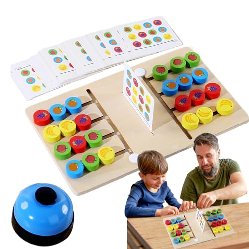 Schiebepuzzle aus Holz für Kinder,Schiebepuzzle aus Holz,Holzpuzzles für Kinder | Schiebe-Matching-Spiele, tragbares Lernspielzeug für Zuhause, Klassenzimmer, Partys, Reisen von Generic