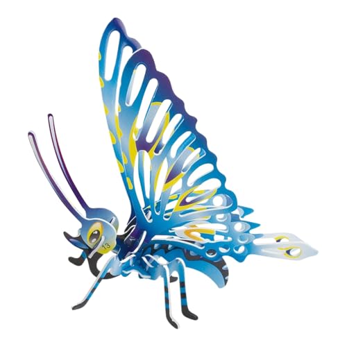 Schmetterling Puzzle - Schmetterlingsmodell-Puzzle, handwerkliches Puzzle baubar | Eltern-Kind-Interaktion langlebige Schmetterlingskunst, immersives umweltfreundliches Puzzle für Kinder und Schmetterling Puzzle - Schmetterlingsmodell-Puzzle, handwerkliches Puzzle baubar | Eltern-Kind-Interaktion langlebige Schmetterlingskunst, immersives umweltfreundliches Puzzle für Kinder und von Generic