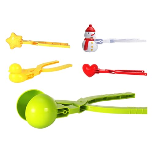 Schneeball-Maker – Kleines Winter-Schneespielzeug, Schneeball-Maker Für Kinder, Schneeball-Clip-Set, Sandformwerkzeug | Winter-Aktivitätsspielzeug Für Den Außenbereich, Schneeform, Kinder-Sandspielzeu von Generic