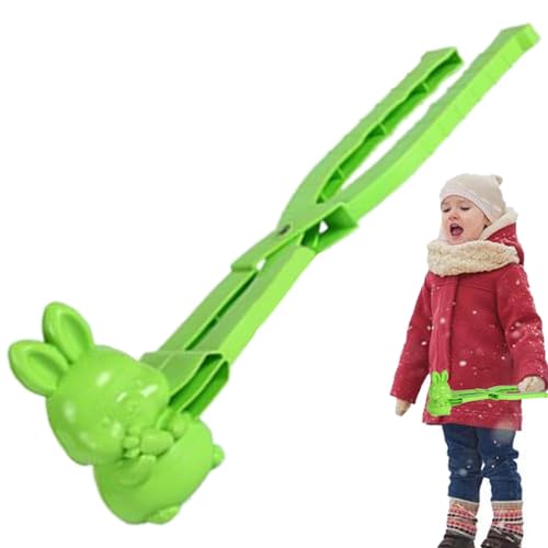 Schneeball-Maker-Spielzeug,Schneeball-Maker-Form | Weihnachtshase Dinosaurier Schneeballform | Kreativer Schneeball-Clip, Spielzeug zum Aufsammeln, Schneespiele für -Outdoor-Abenteuer von Generic