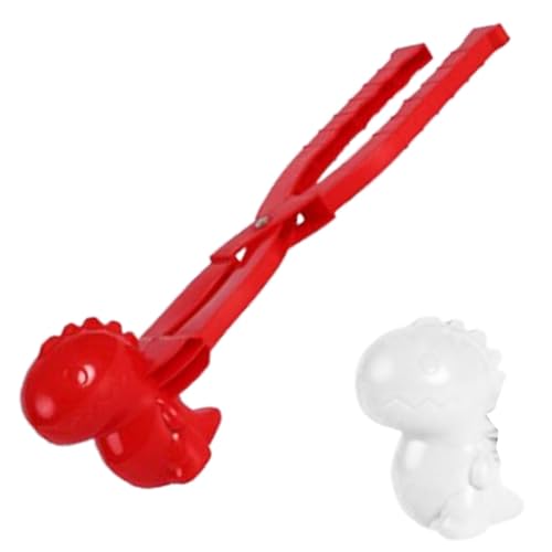 Schneeballform, Schneeballform für Kinder, Hasen-Dinosaurier- -Schneeball-Maker-Spielzeug, Kreativer Schneeball-Clip, Spielzeug zum Aufsammeln, Schneespiele für -Outdoor-Abenteuer, Gart von Generic