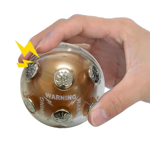 Schockierendes Ballspiel – Schockierende Spiele für Kinder, elektrisches Kartoffelspiel für Erwachsene | Elektroschockball, warmes Kartoffelspiel, tragbares und sicheres Scherzspielzeug, ab Schockierendes Ballspiel – Schockierende Spiele für Kinder, elektrisches Kartoffelspiel für Erwachsene | Elektroschockball, warmes Kartoffelspiel, tragbares und sicheres Scherzspielzeug, ab von Generic