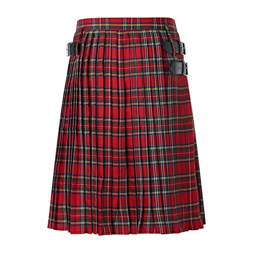 Schottischer Kilt Herren Klassischer Kariert Kilt Highland Irish Tartan Utility Kilts Schotte Minirock Schottenkilt Hohe Taille Faltenröcke Schottischer Kilt Herren Klassischer Kariert Kilt Highland Irish Tartan Utility Kilts Schotte Minirock Schottenkilt Hohe Taille Faltenröcke von Generic