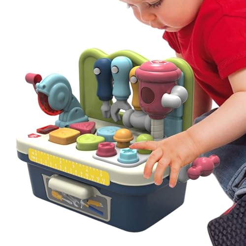 Schraubenzieher Spielzeug Set, Kinder Werkzeug Set - Simulationsgriffe für Vorschulkinder,Funny Fine Motor Skill Toolbox, Fingi Spielgeräte für , RA von Generic