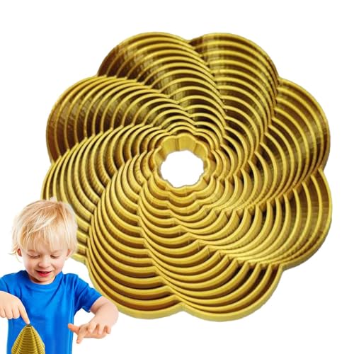 Schreibtisch-Fidget-Spielzeug, 3D-gedrucktes Stressspielzeug - Spiralblumen-Fidget-Spielzeug,3D-gedrucktes Spielzeug für Kinder, kreativer 3D-Druck-Schreibtischbegleiter zum Stressabbau von Generic