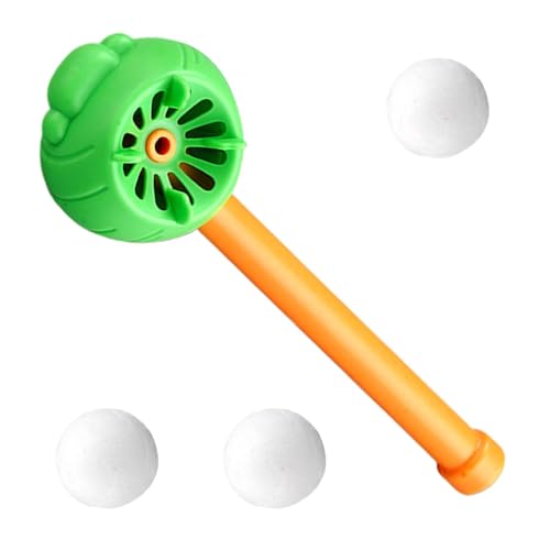 Schwimmende Bälle mit Blasrohr, schwimmendes Spielzeug, das Bälle blast, Cartoon-Spielzeug für Kinder, Lernspielzeug für Atemübungen, Ball-Balance-Set von Generic