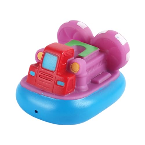 Schwimmendes Badespielzeug für die Badewanne, weiches Badeboot-Spielzeug für Babys, Badewanne, Lernwasserspielzeug und Badezimmerspielzeug für Kleinkinder SzL78 (Purple, One Size) von Generic