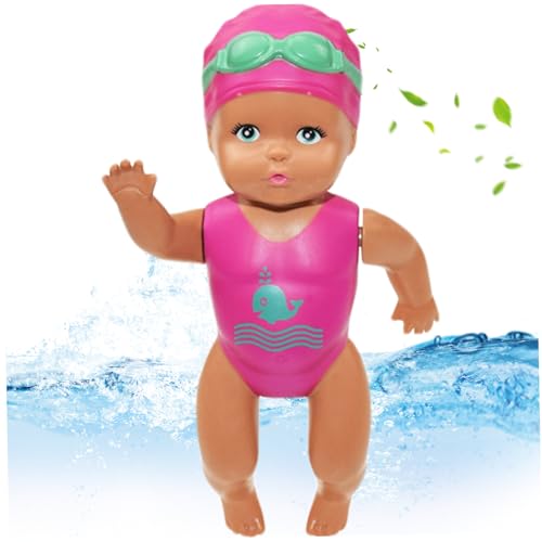 Schwimmerpuppe Posenverbindungen Handbuch Schwimmen Babypuppe wasserdichte niedliche Wasserbabypuppe für Bad Pool Wasser Babypuppenspielzeug, Mädchen. von Generic