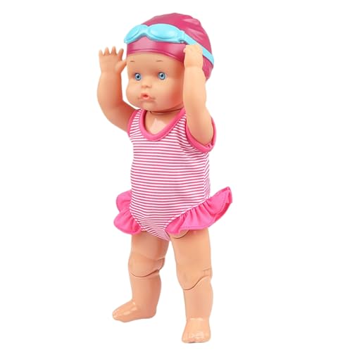 Schwimmerpuppe | Wasserdichte Puppe zum Schwimmen mit beweglichen Gelenken, Spiel für Kinder Pool Sonne Reise Mädchen Badezimmer Badewanne Schwimmerpuppe | Wasserdichte Puppe zum Schwimmen mit beweglichen Gelenken, Spiel für Kinder Pool Sonne Reise Mädchen Badezimmer Badewanne von Generic