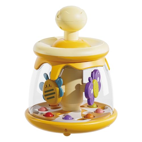 Sensorische Bälle von Babysaugen | Drehes Safe Press Spin Toy Early Learning, Engaging Spinnings Carousel, Educational Dome Tumble für - und Mädchen -Pokalspielzeugspielzeug, früh Sensorische Bälle von Babysaugen | Drehes Safe Press Spin Toy Early Learning, Engaging Spinnings Carousel, Educational Dome Tumble für - und Mädchen -Pokalspielzeugspielzeug, früh von Generic