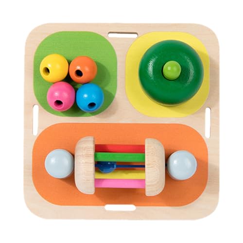 Sensory Activity Board - Sensory Activity Board, Sensory Activity Board, Toddler Busy Activity Board, Busy Wooden Board for 3 4 5 Years Old Kids, Fine Motor Skill Learning Educational Toy von Generic