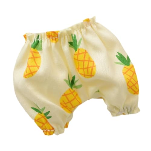 Shorts für Plüschpuppen, Puppenshorts, Hosen für kleine Mädchen, Foto-Requisiten, Mode zum Selbermachen von Puppenkostümen für 6,69-Zoll-Puppen, Ananas von Generic