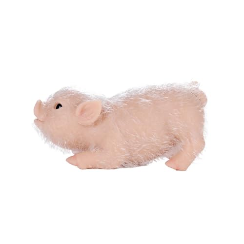 Silicon Pigs Doll Spielzeug - Realistische Niedliche Schweinepuppe Voll Silikon, Ferkel Spielzeug, Weicher Wiedergeborener | Tierfiguren Miniaturraum Für Wohnzimmer von Generic