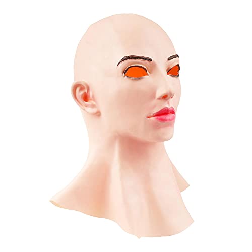 Generic Halloween Silikon-Cossdress-Maske, Weibliche Realistische Silikon-Crossdresser-Maske, Cosplay, Drag Queen, Party, Kostüm-Requisiten von Generic