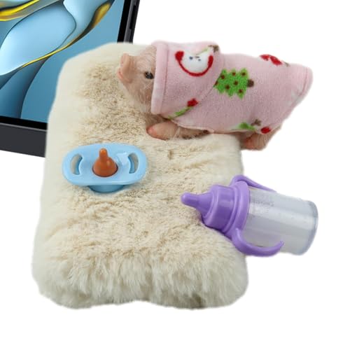 Silikon-Piglelet Reborn Toy – Mini-Poll-Figur, realistische Replik für Haustiere | Tiny Pig Squishy Modell mit Details für die Teile, ähnlich wie Spielen oder Ausstellen Silikon-Piglelet Reborn Toy – Mini-Poll-Figur, realistische Replik für Haustiere | Tiny Pig Squishy Modell mit Details für die Teile, ähnlich wie Spielen oder Ausstellen von Generic