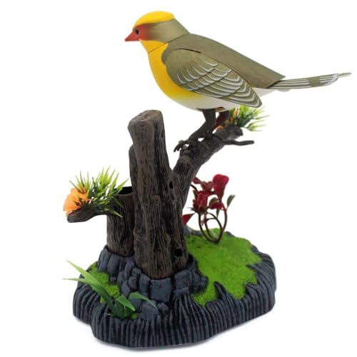 Simulation Elektronischer Vogel - Realistisches Chirp -Spielzeug, Stiftständerdekor | Netter dekorativer Haustiervogel für Kinder, Schule, Schlafzimmer, Wohnzimmer, Küche, tolles Geschenk für Erwachse Simulation Elektronischer Vogel - Realistisches Chirp -Spielzeug, Stiftständerdekor | Netter dekorativer Haustiervogel für Kinder, Schule, Schlafzimmer, Wohnzimmer, Küche, tolles Geschenk für Erwachse von Generic