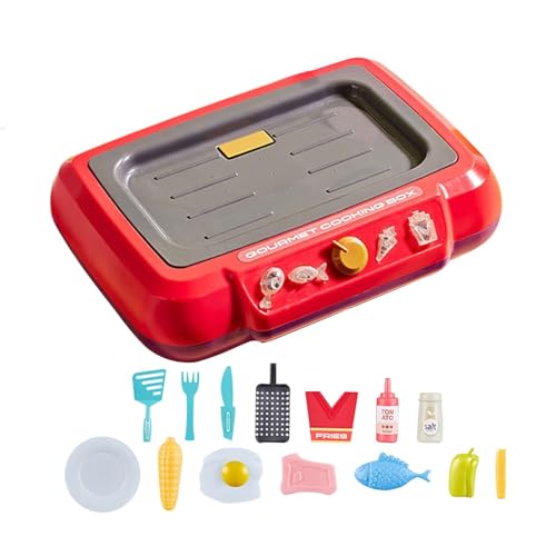 Simulationskochspielzeug - Kinderküche Gourmet Pretend Box Toy - Farbwechsel, um Gourmet Cooking Box Toy Water Fryer für Kinder 3 Jahre alt zu Spielen von Generic