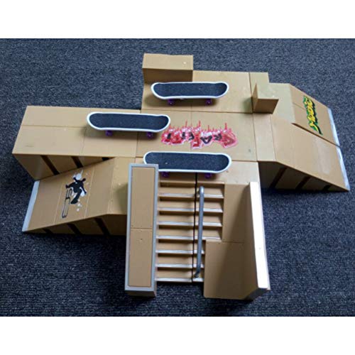 Skatepark Kit Teile, Requisiten Training Finger Skateboard Ultimate für Finger (Wie gezeigt) von Generic