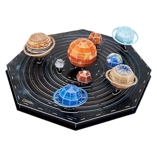 Solar Puzzle Set - Lustiges Solarmodell Kit Planet Puzzle Toys | Vielseitige wissenschaftliche Puzzles Solarspielzeug für zu Hause Kingdergarden von Generic