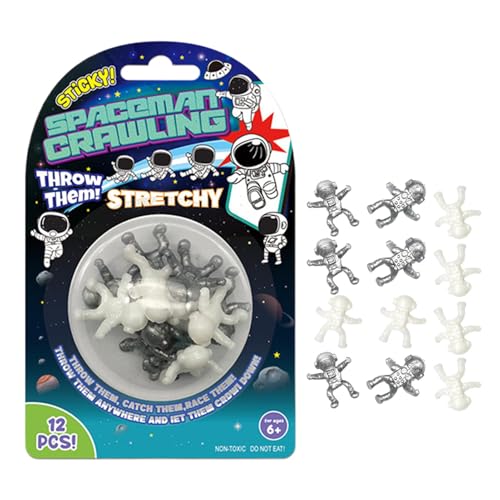 Spider -Streichspielzeug, klebrige Wandkletschenspielzeug für Kinder | 12pcs Halloween Funny Witzspielzeug, sanfte Streichmaterial für Partybevorzugungen, Entspannung, Spielen von Generic