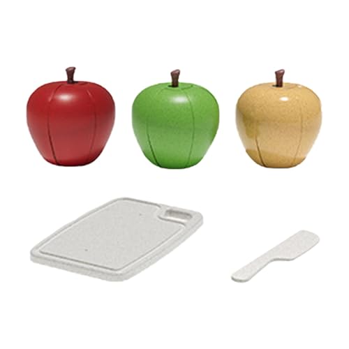 Spiel-Essensset für Kinder - Obstschneider-Spielset,Simulation Obst schneiden lustige Spielzeuge | Spielzeug Frühstücksset, Pretend Cutting Game Fruits Cutting Model mit Schneidebrett für Kinder von Generic