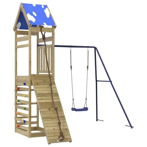 Spielturm Imprägniertes Kiefernholz,3279051 von Generic