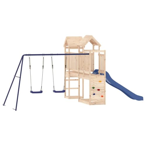 Spielturm Massivholz Kiefer,3155909 von Generic