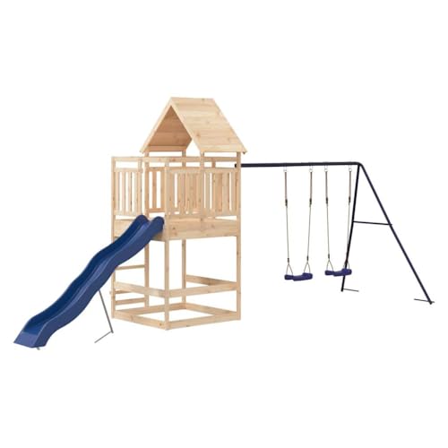 Spielturm Massivholz Kiefer,3157018 von Generic