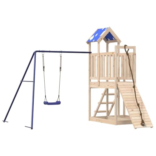 Spielturm Massivholz Kiefer,3278968 von Generic