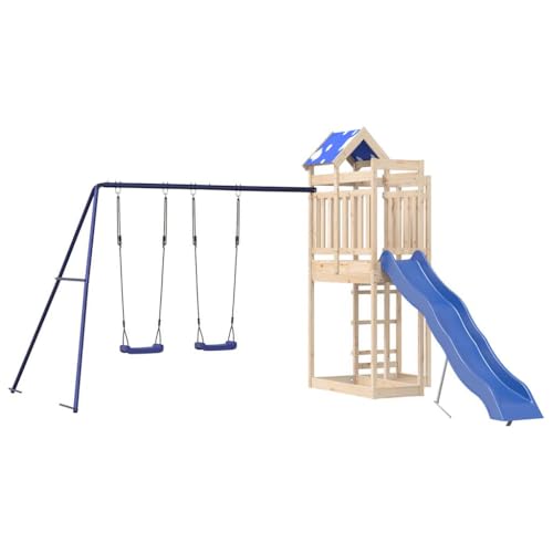 Spielturm Massivholz Kiefer,3279001 von Generic