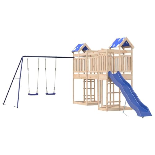 Spielturm Massivholz Kiefer,3279004 von Generic