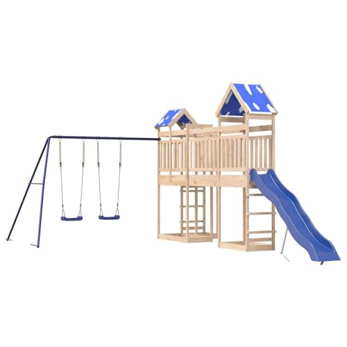 Spielturm Massivholz Kiefer,3279007 von Generic