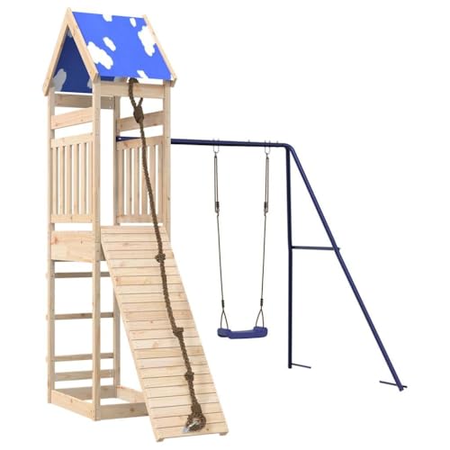 Spielturm Massivholz Kiefer,3279028 von Generic