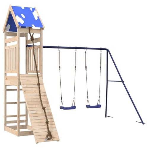 Spielturm Massivholz Kiefer,3279031 von Generic