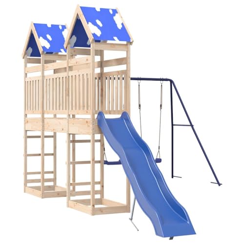 Spielturm Massivholz Kiefer,3279040 von Generic