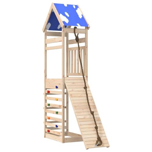 Spielturm Massivholz Kiefer,3279046 von Generic