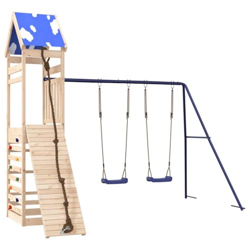 Spielturm Massivholz Kiefer,3279052 von Generic