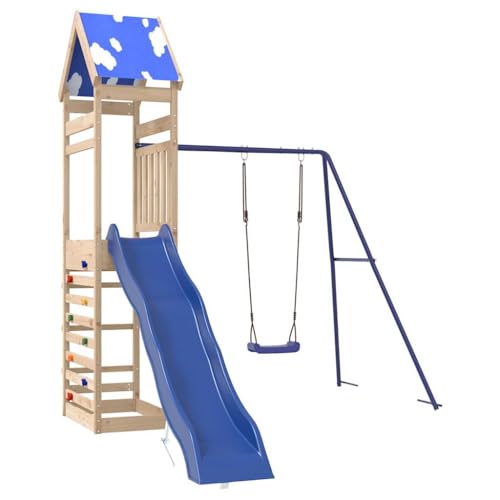 Spielturm Massivholz Kiefer,3279055 von Generic