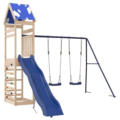 Spielturm Massivholz Kiefer,3279058 von Generic