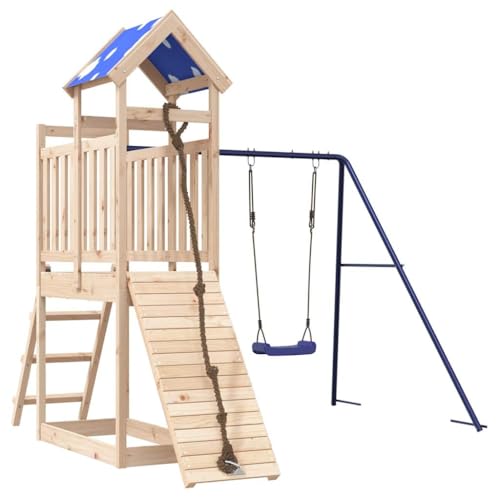 Spielturm Massivholz Kiefer,3279070 von Generic